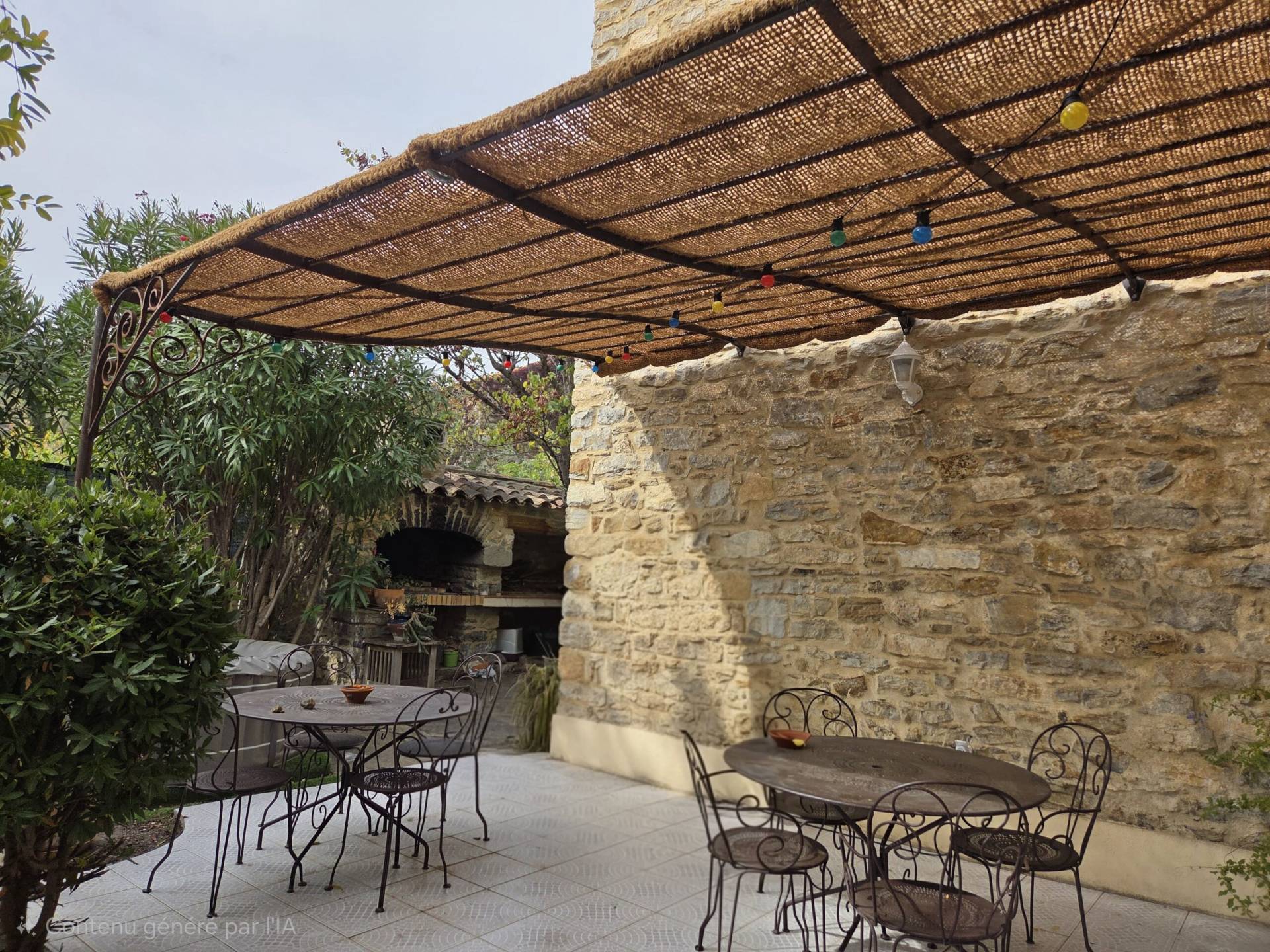 Pergola chapeau gendarme