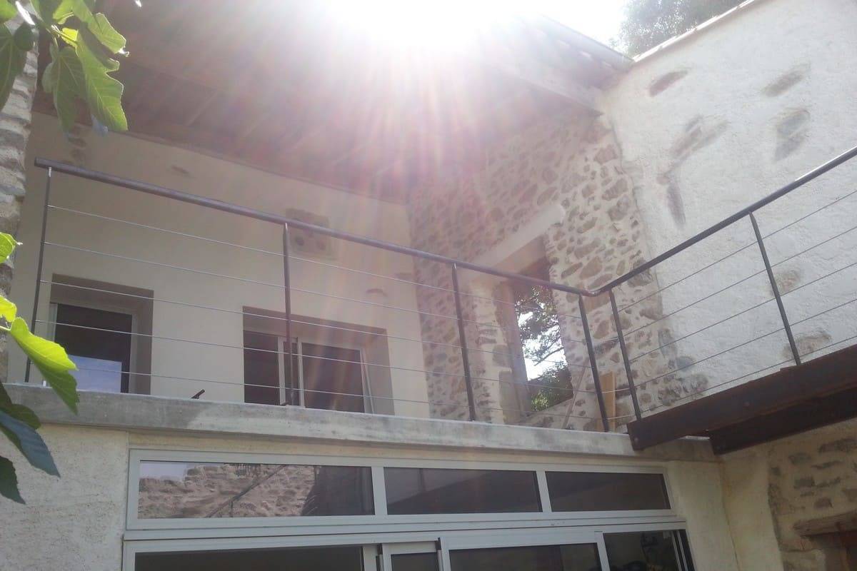 Garde corps à câbles tendus 3