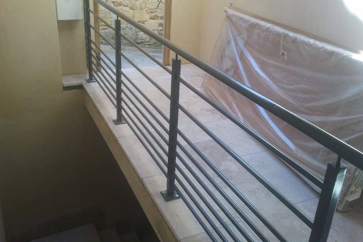 Garde corps à lisses horizontales 3