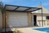 Pergola casquette avec lames alu 2
