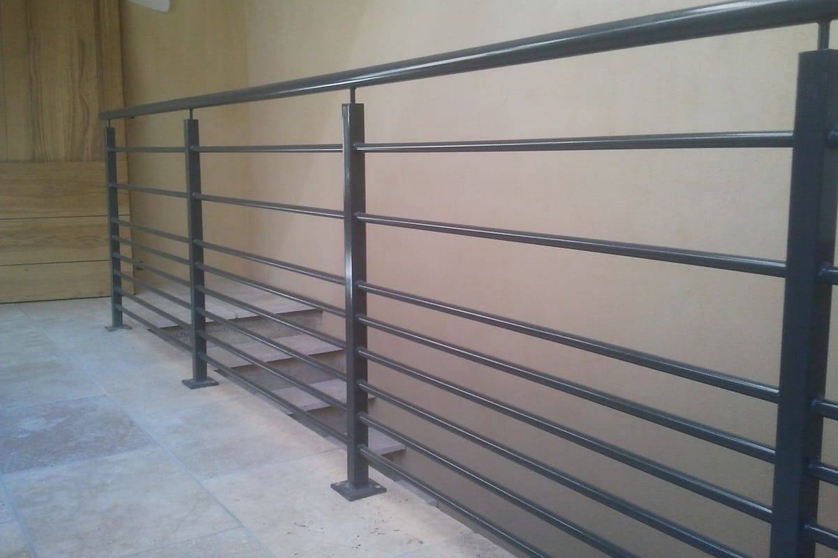 Garde corps à lisses horizontales 2